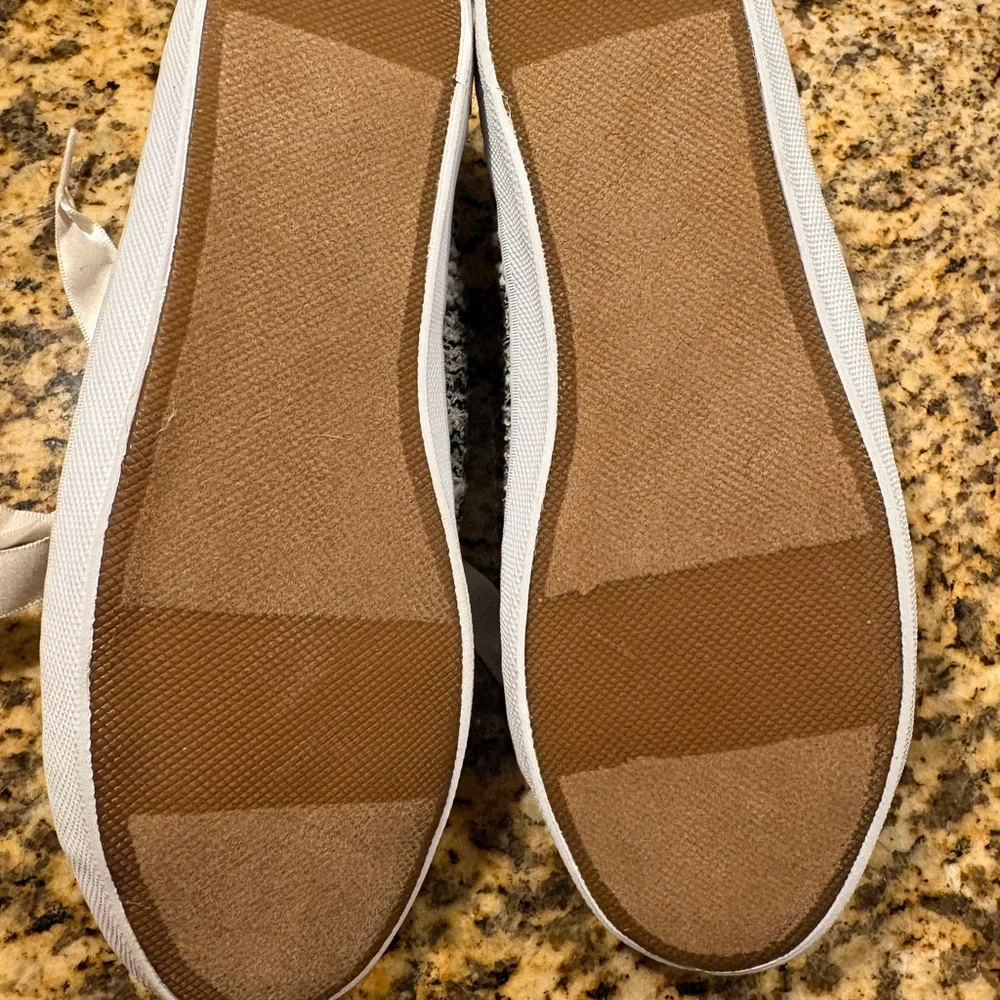 Janie and Jack Black and White Kids Sneakers - Picture 3 of 6